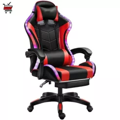 CADEIRA GAMER RGB | 7 Modos de Massagem Ergonômica Reclinável Ajustável