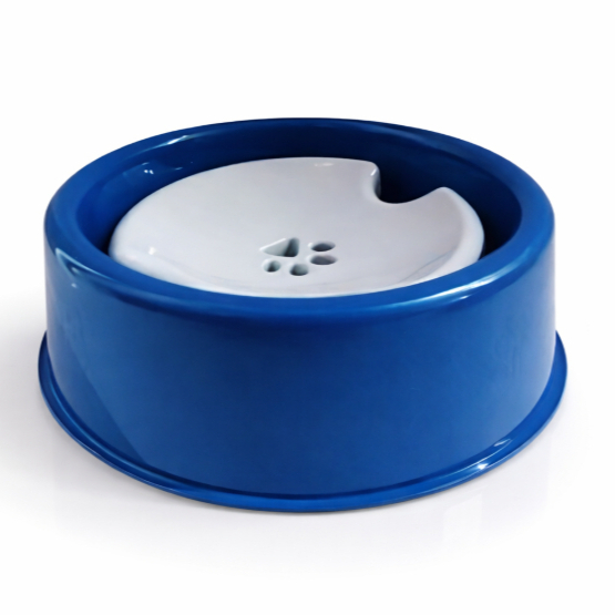 Comedouro e Bebedouro Pet Pelos Longos Com Boia Cães