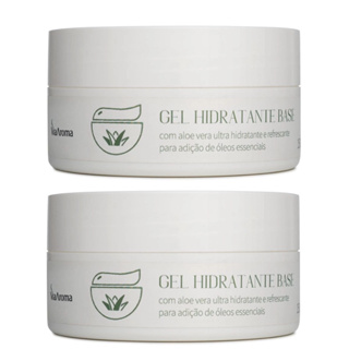 Gel Hidratante Vegano Neutro com Aloe Vera  Refrescante Ideal Para Adição de Óleos Essenciais 150g em Oferta na Shopee