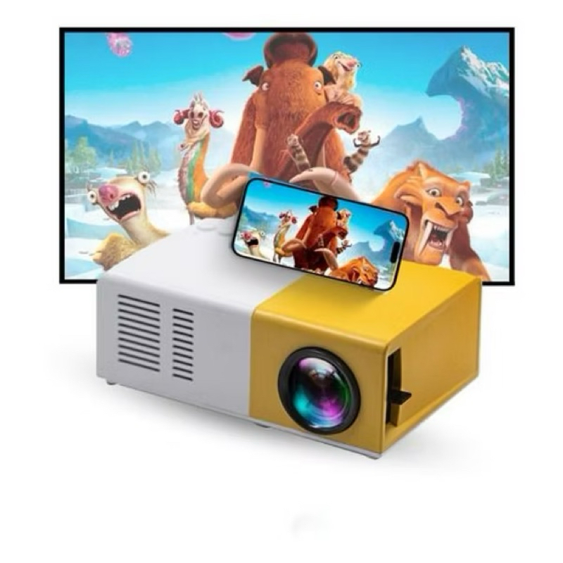 Mini Projetor Portátil YG300 LED 1080P Cinema em Casa HDMI USB Full HD Projetor de Vídeo Kids Oferta