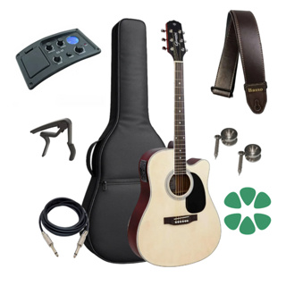 Violão Giannini Folk Gdc-1 Ceq Ns + Capa Luxo E Acessórios em Oferta na Shopee