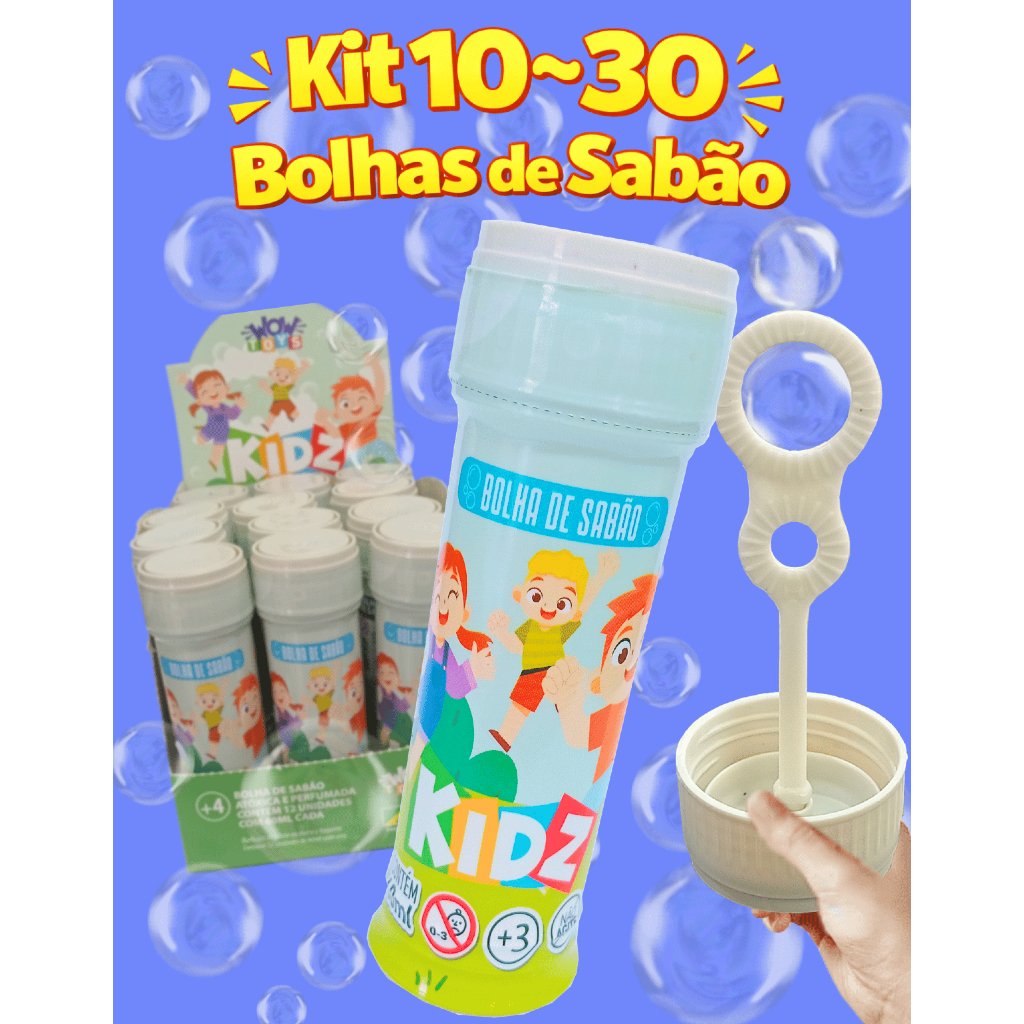 10~30 Bolhas de Sabão bolinha Lembrancinha de aniversario infantil sacolinha prenda atacado