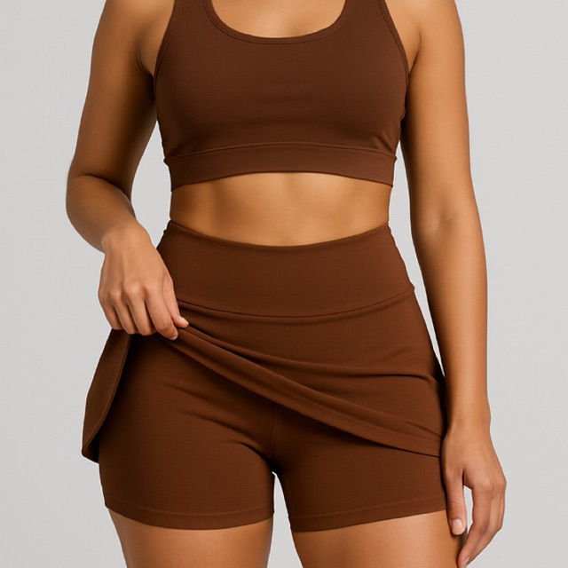 Short Saia De Academia Fitness Treino Suplex