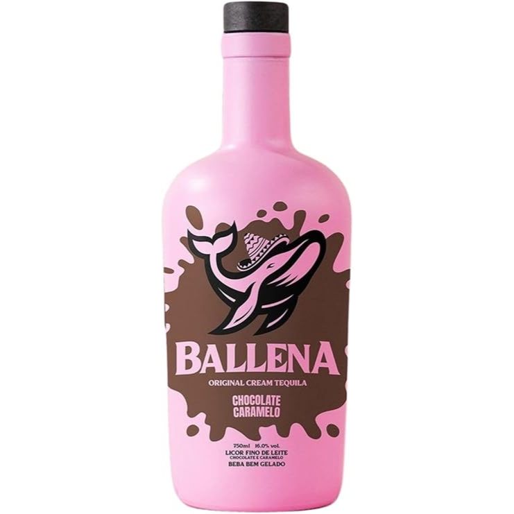 Licor Ballena Chocolate e Caramelo 750ml em Oferta na Shopee