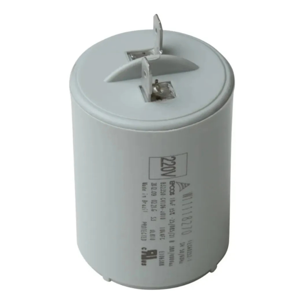 Capacitor 15uf 220v Para Secadora De Roupas Brastemp