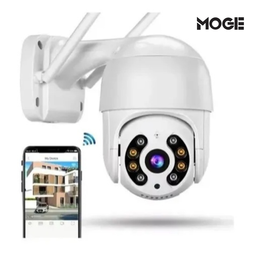 Câmera de Segurança WiFi Full HD 1080P | Visão Noturna | Rotação 320° | ICSEE | A8 Mini Dome
