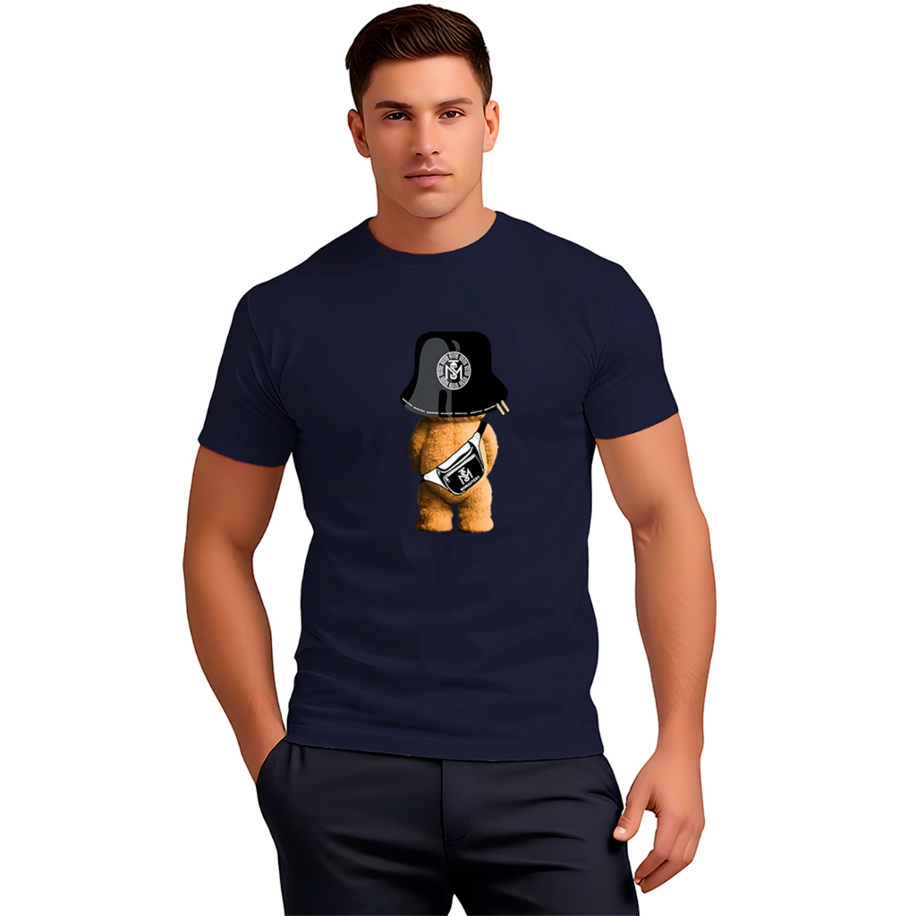 Camiseta  Masculina Básica 100 % Algodão Premium  Estampada Ursinho Streetwear Confortávél Tendência