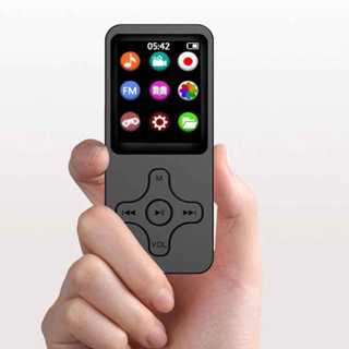 Leitor de MP3 Bluetooth 5.0 com Rádio FM/Gravação/Suporte a E-books em Oferta na Shopee