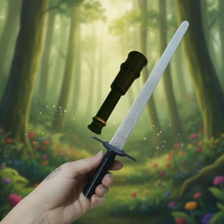 Peter Pan Acessório Fantasia Luneta E Espada Infantil