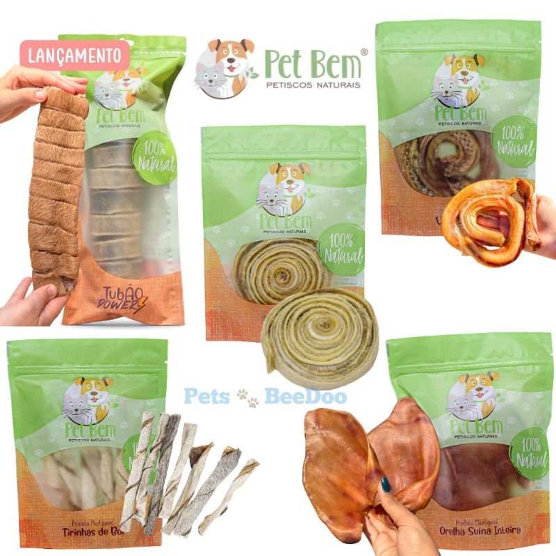 Mordedor Natural Pet Bem Discão e Mastigáveis Pele Bovina Para Cães em Oferta na Shopee