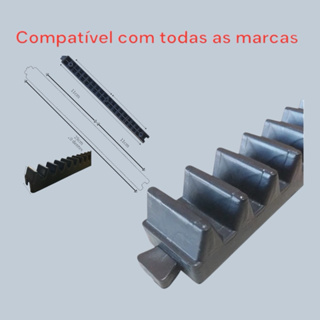 Kit 2 Gomo Cremalheira Para Portão Deslizante universal em Oferta na Shopee