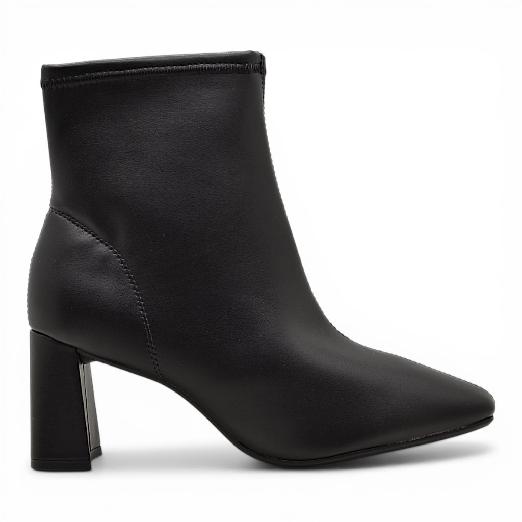 Bota Beira Rio Feminina Cano Curto Conforto Salto Bloco em Oferta na Shopee