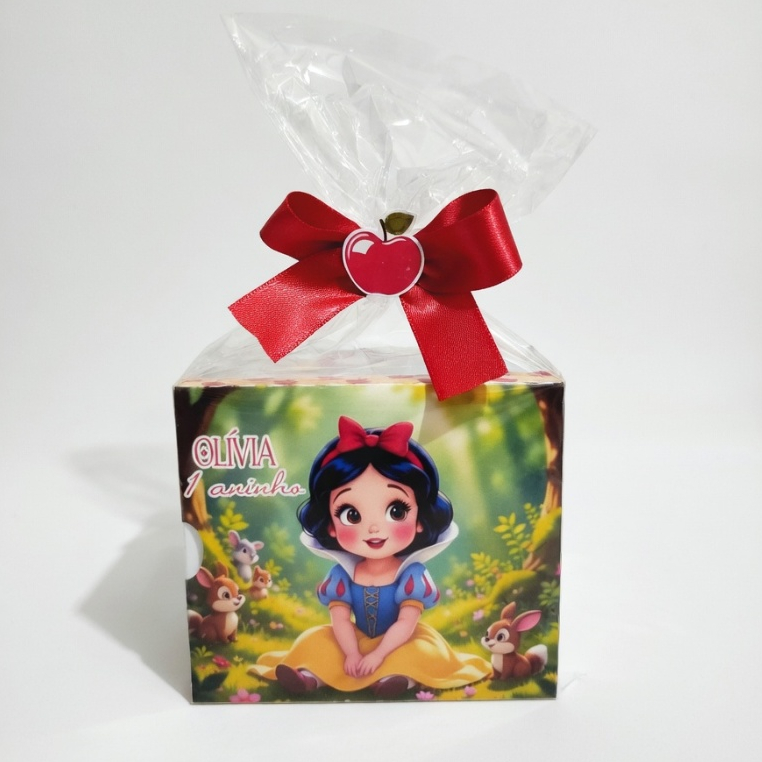 Kit Massinha Personalizado Branca de Neve Cute Com Cortador | FAZEMOS QUALQUER TEMA | Lembrancinha Aniversário