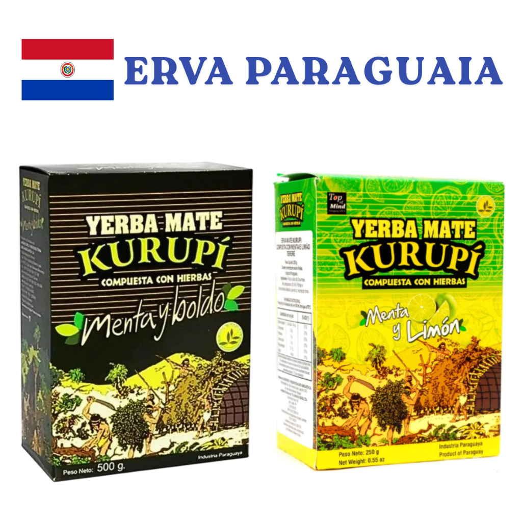Erva Mate Tereré Kurupi Original 500G Importada Paraguaia