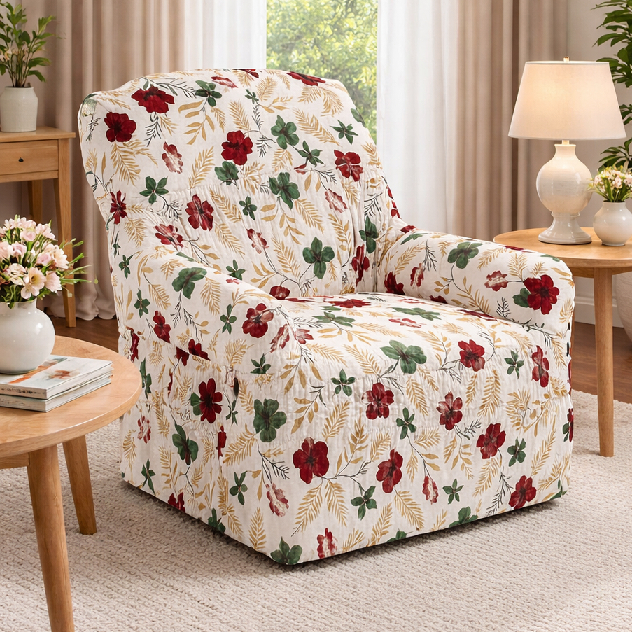 Capa para Poltrona do Papai Estampada Capa para Sofá 1 Lugar Malha Gel Elásticada em Oferta na Shopee