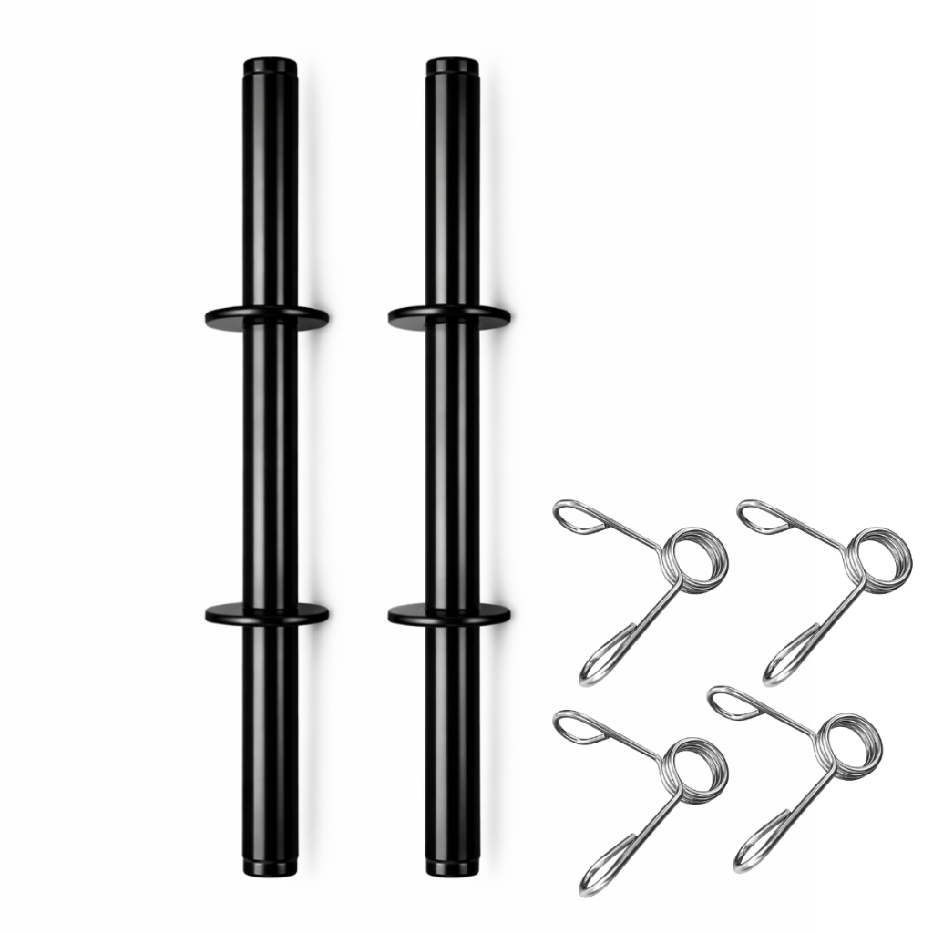 Par de Barras Ocas de Aço 40cm Para Halteres Ideais Para Musculação Trenos Fitness Casa ou Academia