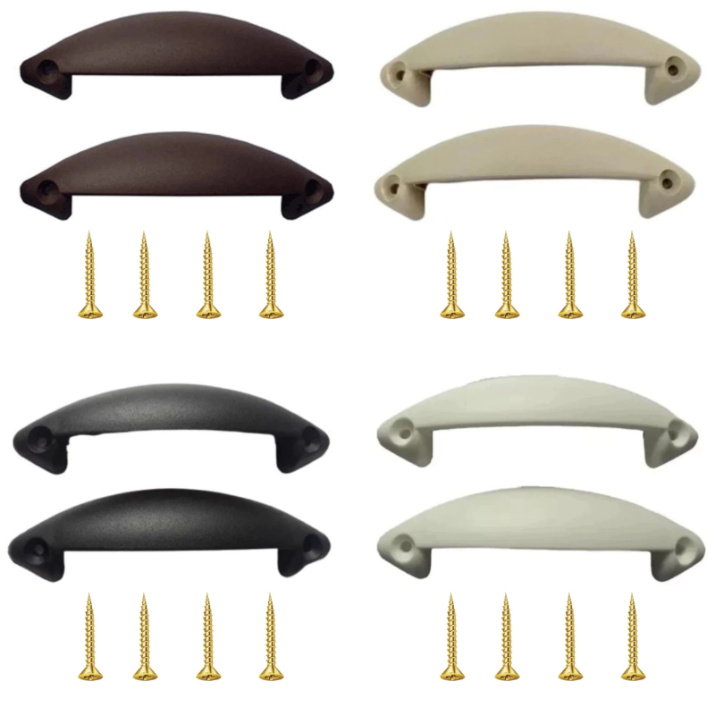 Puxador para cama Box Baú - Portas - Armários - Gaveta 2 Unidades
