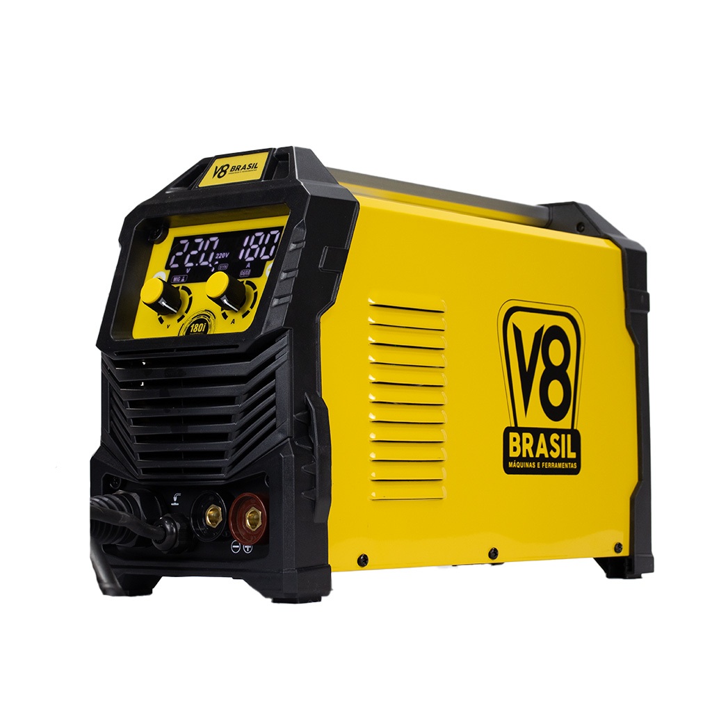 Máquina de Solda Multiprocesso Sinérgica MIG 180A Bivolt MIG c/s Gás MMA TIG Lift - V8 Brasil em Oferta na Shopee