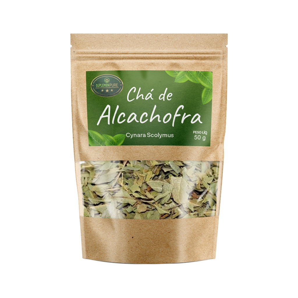 Alcachofra Chá 50g - Erva Natural Pura e Original 1o u 2 Pacotes