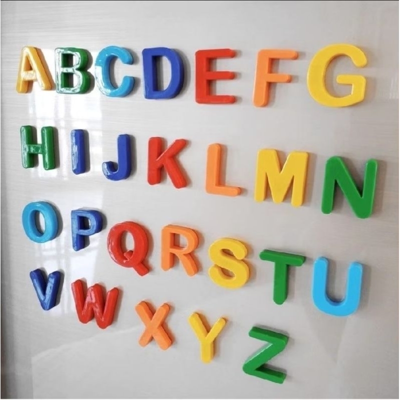 LETRAS MAGNETICAS EDUCATIVO INFANTIL KIT LETRAS MAGNERICAS 26 PEÇAS OU KIT NUMEROS MAGNETICOS 37 PEÇAS