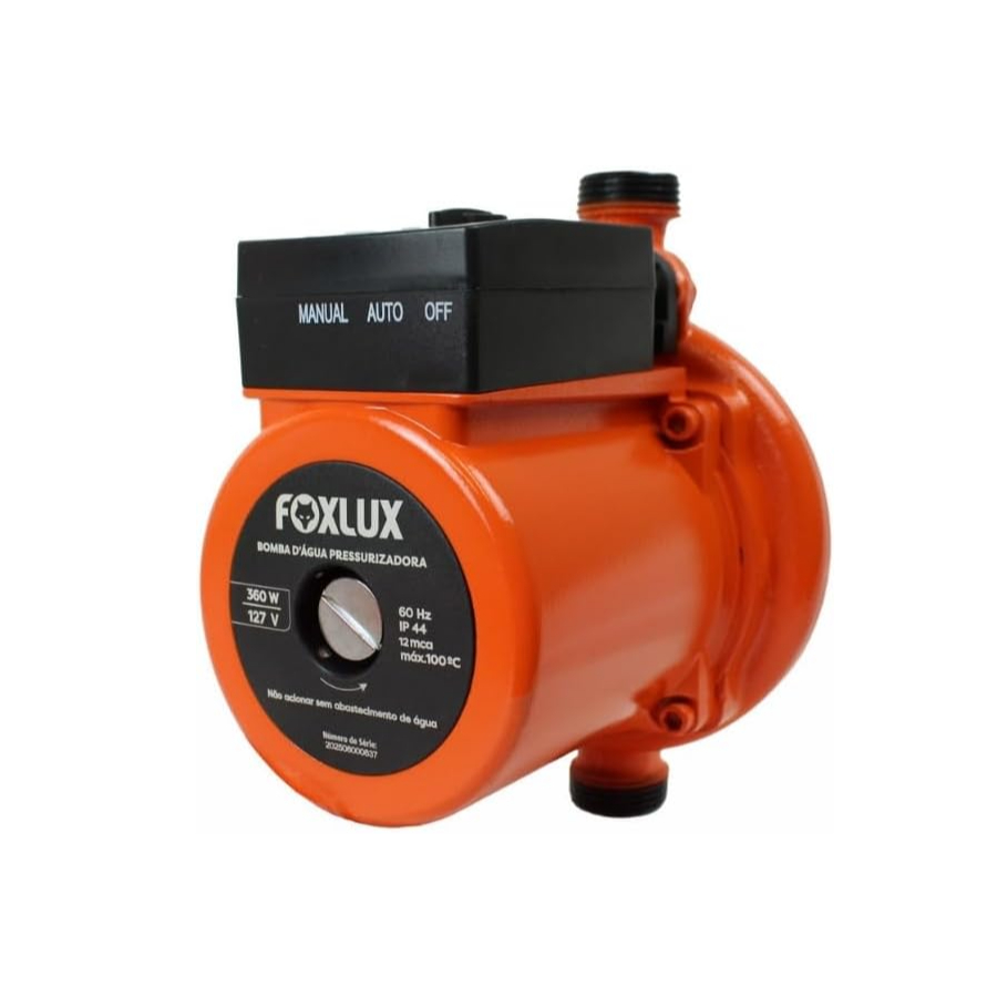 Bomba Pressurizadora Foxlux 360W 127V -Foxlux