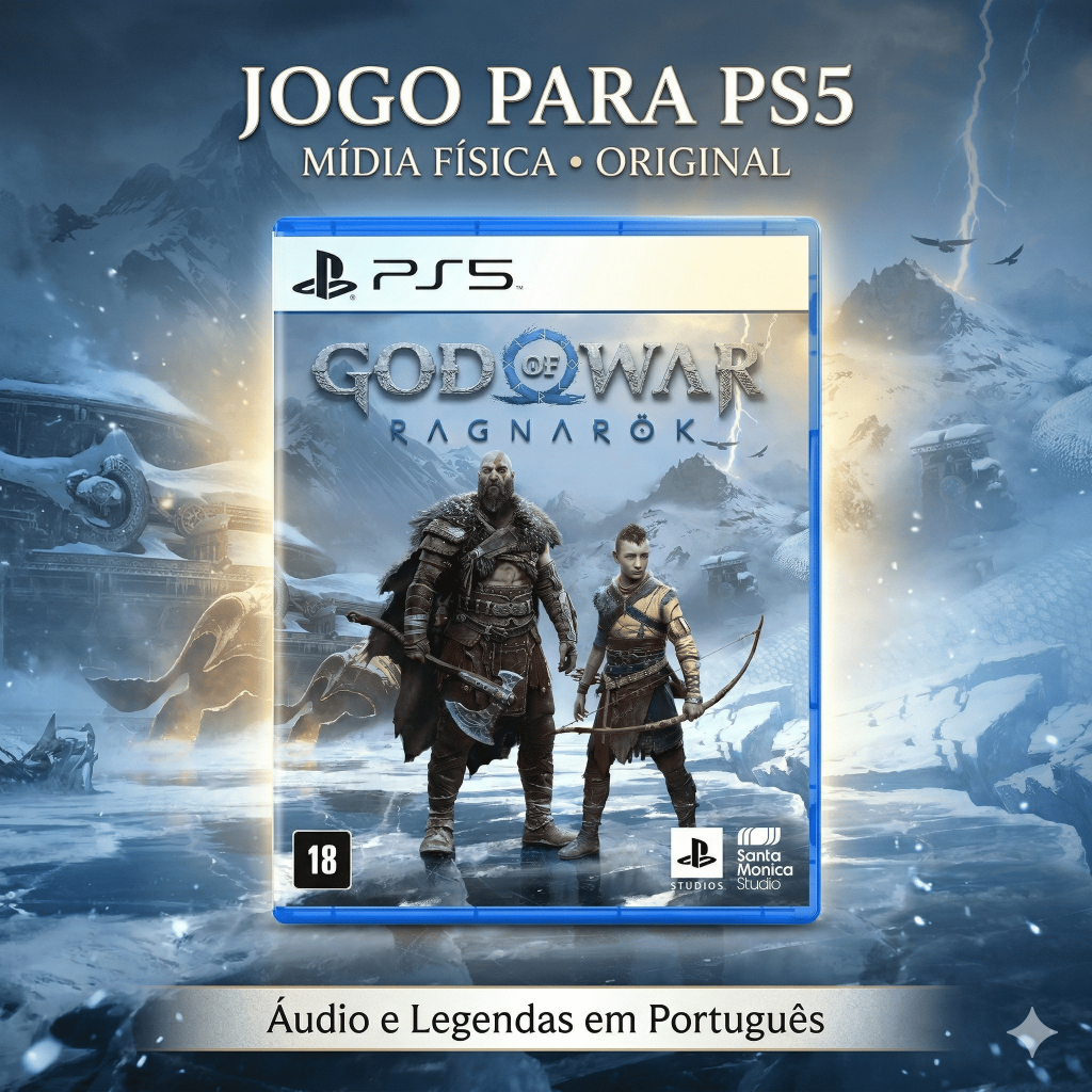 God of War Ragnarok edição física para PlayStation 5