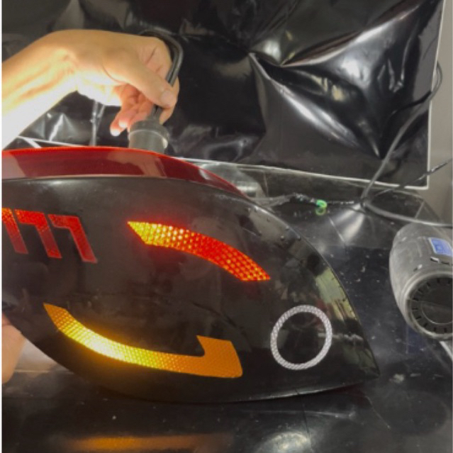 Adesivo Máscara Negra Lanterna do Ford Ka 97 a 2001 O Par