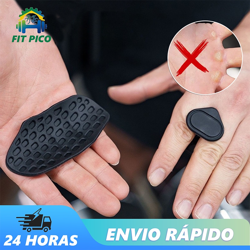 1 Par Luva de Academia Musculação Treino Max Grip Protetor de Pegada Antiderrapante Halteres Barras