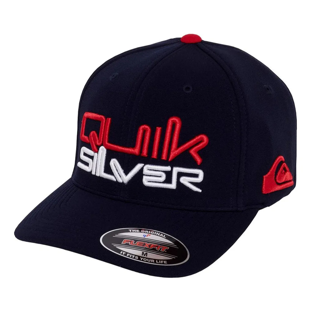 Boné Quiksilver Aba Curva Emb Omni Surf Sm25 Navy Cor Gulf Blue
