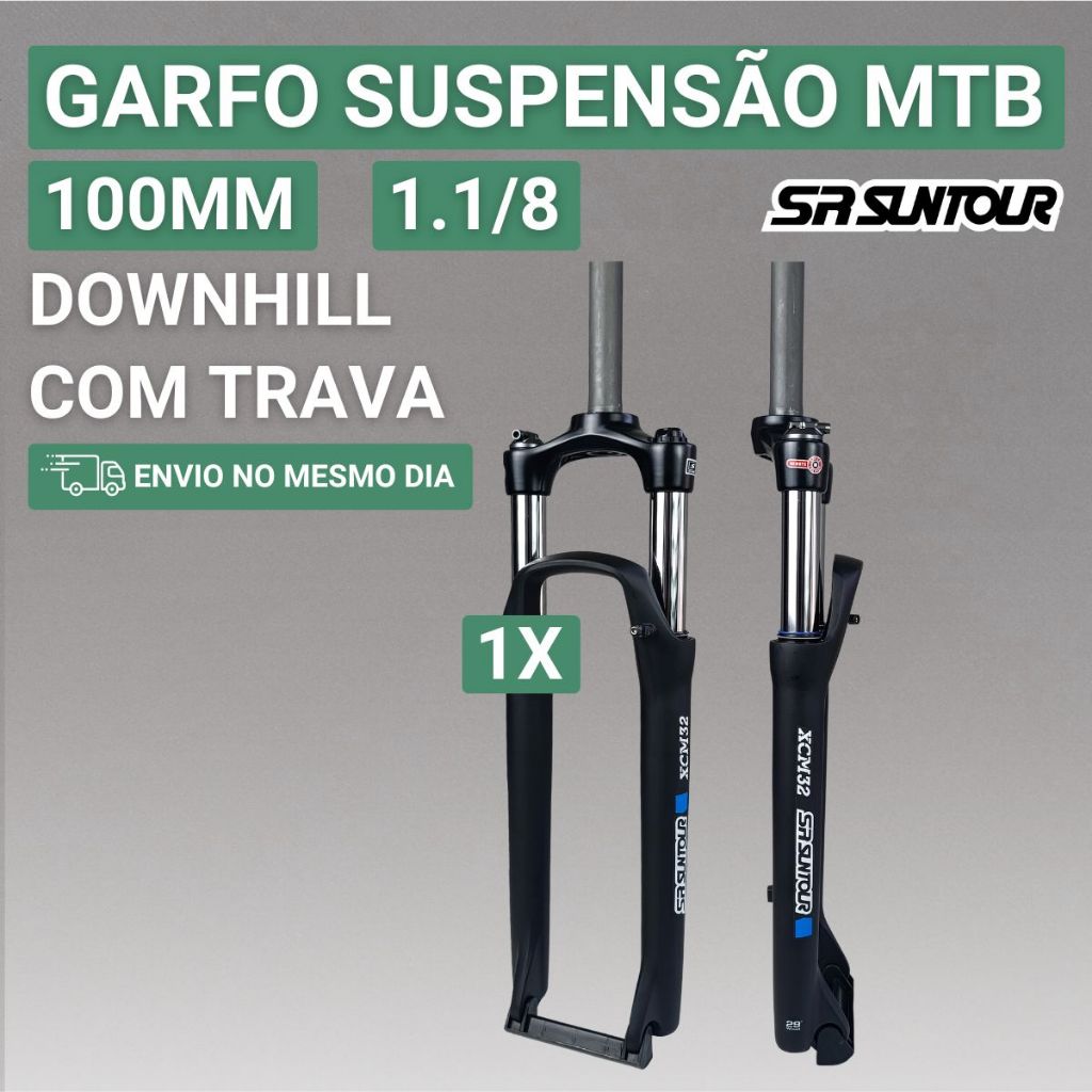 Suspensão Aro 29 MTB Garfo Suspensão 29  XCM32 100MM Suspensão a AR SR SUNTOUR