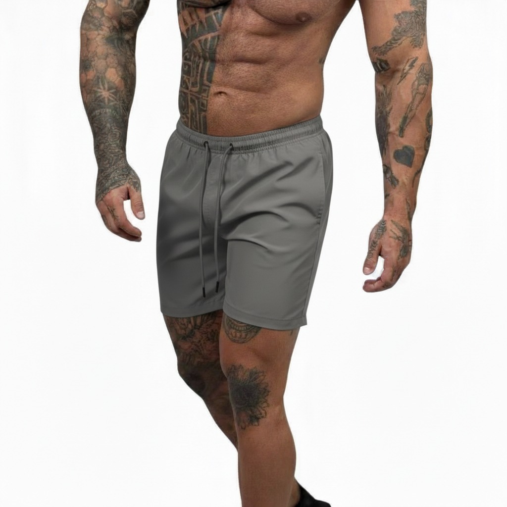 Shorts Apollo Tactel Casual Masculino com Elástico e Bolsos