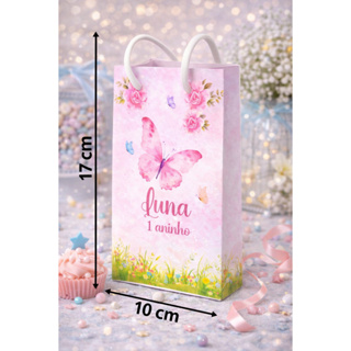 sacolinha personalizada todos os temas em Oferta na Shopee