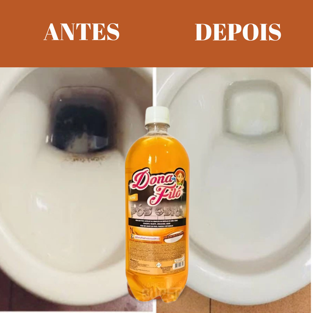 Detergente Tira Manchas Pias Vasos Sanitários Pisos 1L Dona Filó — imagem 2 de 2