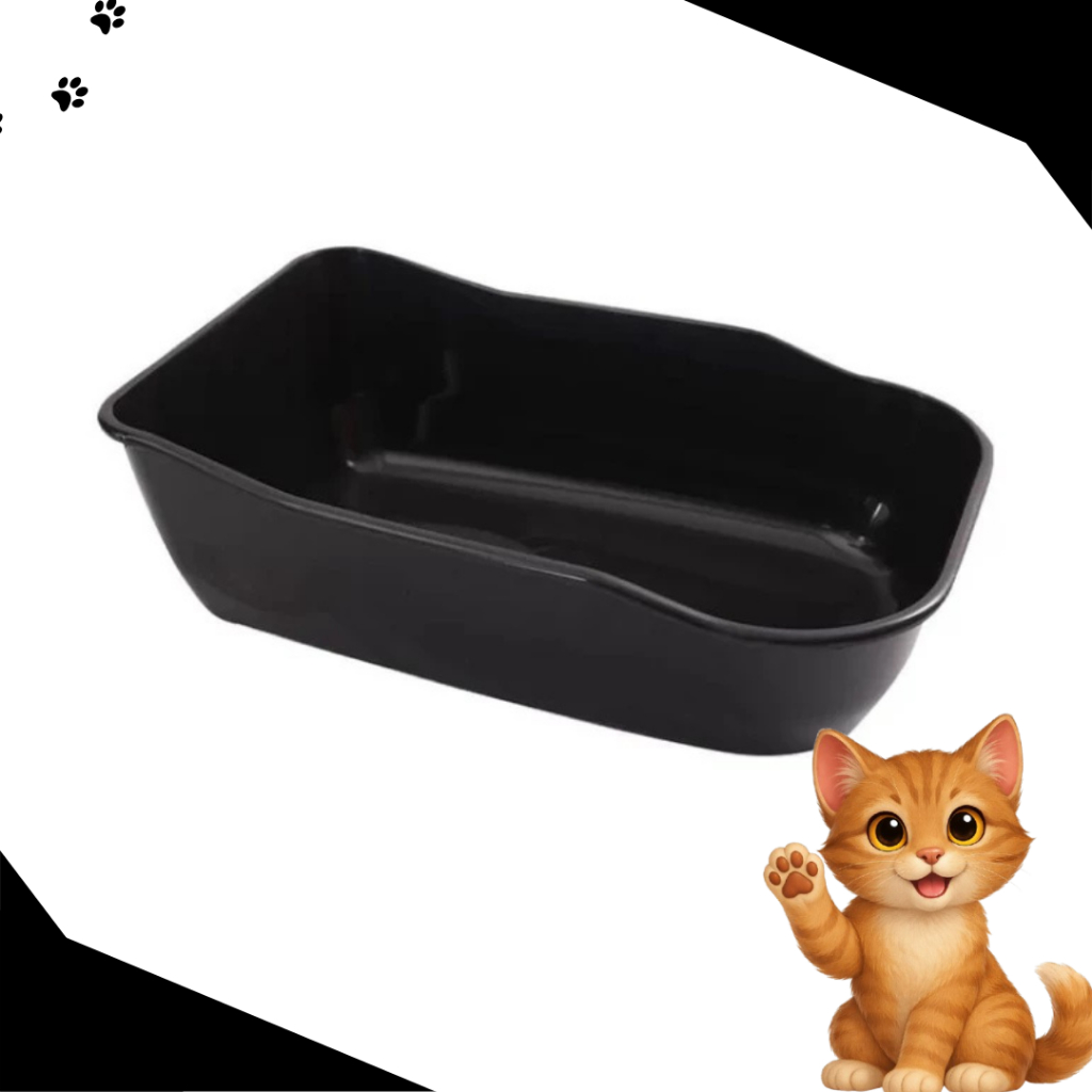 Caixa Areia GRANDE Alta Funda Gatos Adulto  Pet Banheiro Sanitario Bandeja Furbox