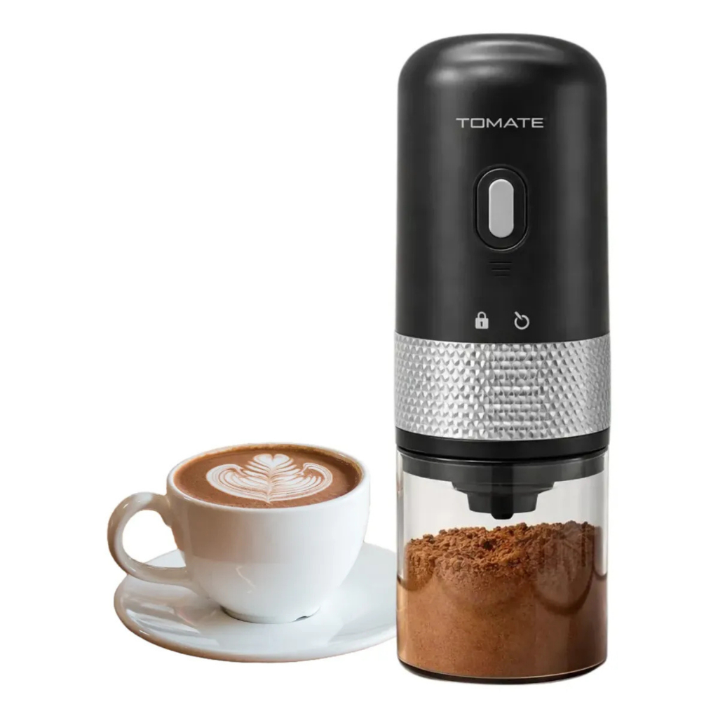 Moedor Café Elétrico Usb-c Portátil Tomate Recarregável