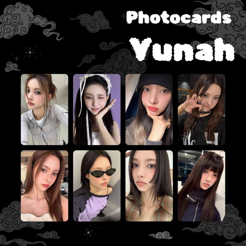 Yunah Selca Photocards Illit Kpop Fanmade