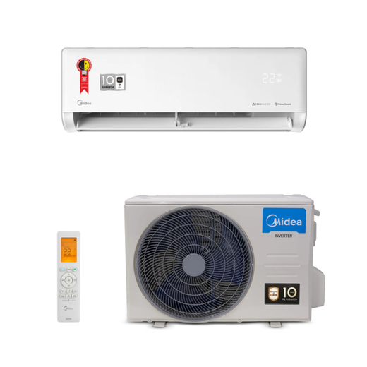 Ar condicionado Inverter Midea AI Ecomaster Wi-fi R-32 24000 Btus Quente e frio 220v 42EZVQA24M5/38EZVQA24M5
