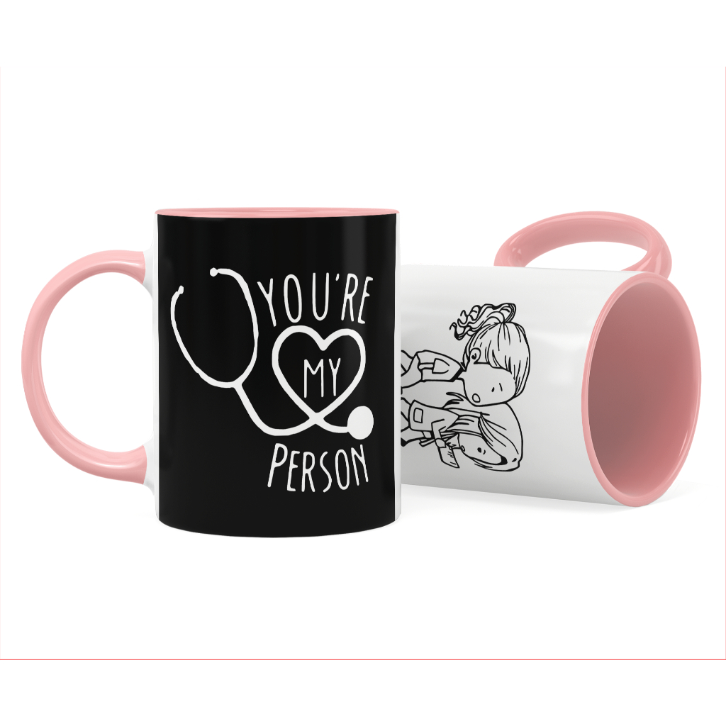 Caneca You Are My Person | Você É Minha Pessoa Greys Anatomy Cristina e Meredith