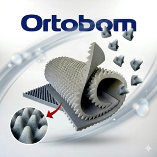 Colchão Casca De Ovo Anti-escaras Caixa De Ovo Solteiro Cinza  Ortobom em Oferta na Shopee