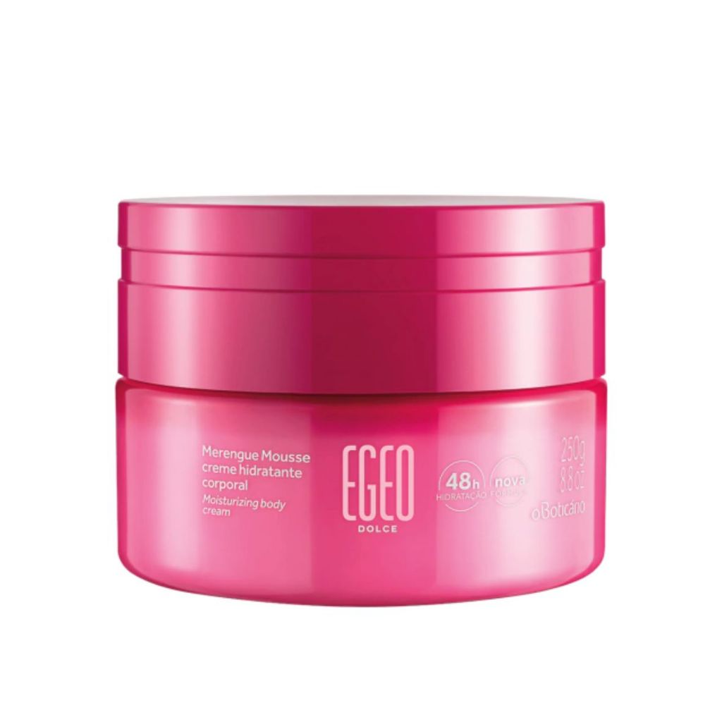 Hidratante Mousse Egeo Dolce Merengue O Boticário 250g