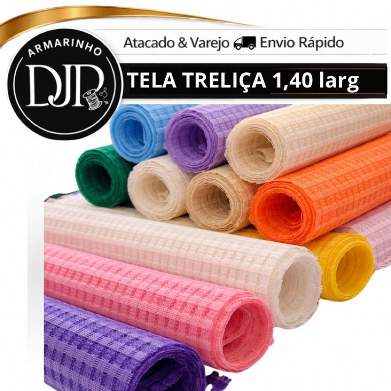 Tela Treliça para Bolsas,Artesanatos,necessaires e Costura Criativa