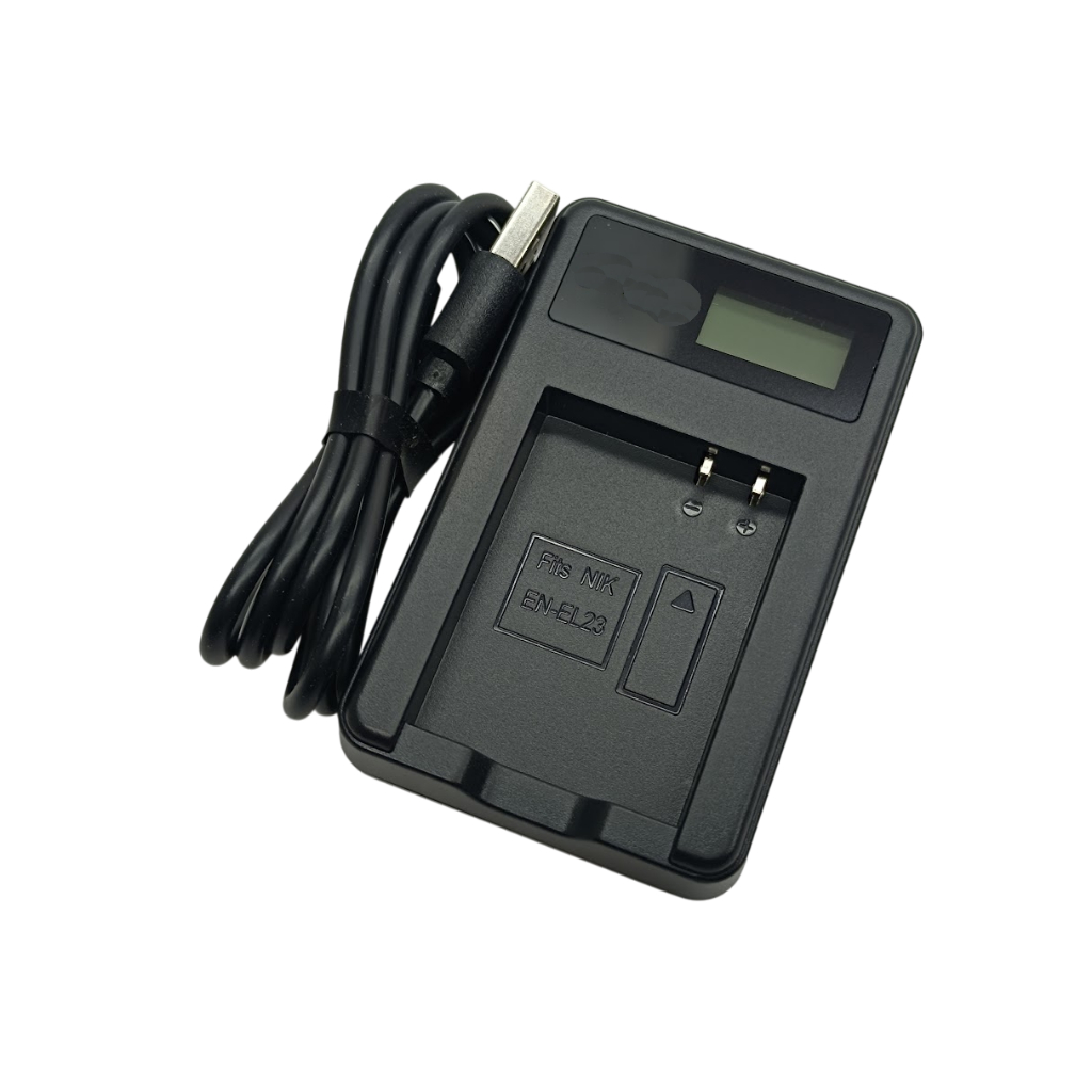 Carregador Usb Para Bateria En-el23 pra Nikon Coolpix P900 P600 P610 S810c B700