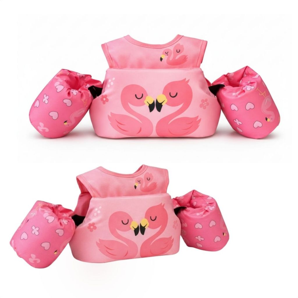 Boia Colete Infantil Braço Estampado Menino Menina Com Alça em Oferta na Shopee