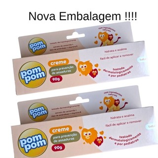 Kit 2 Unidades Pomada Pom Pom Anti Assaduras 90G