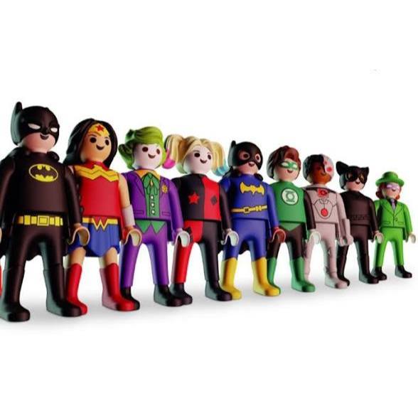 Miniatura Kinder Ovo DC Comics - Estilo Playmobil Personagem Avulso