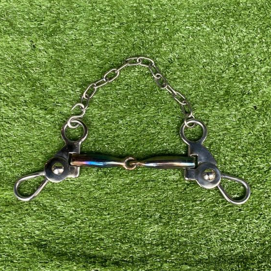Bridão Bocal Articulado de Ferro Para Cavalos Tabatinga Mangalarga