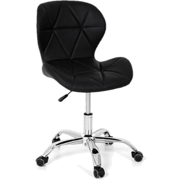 Cadeira Office Eiffel Slim Giratória Ajustável Preta