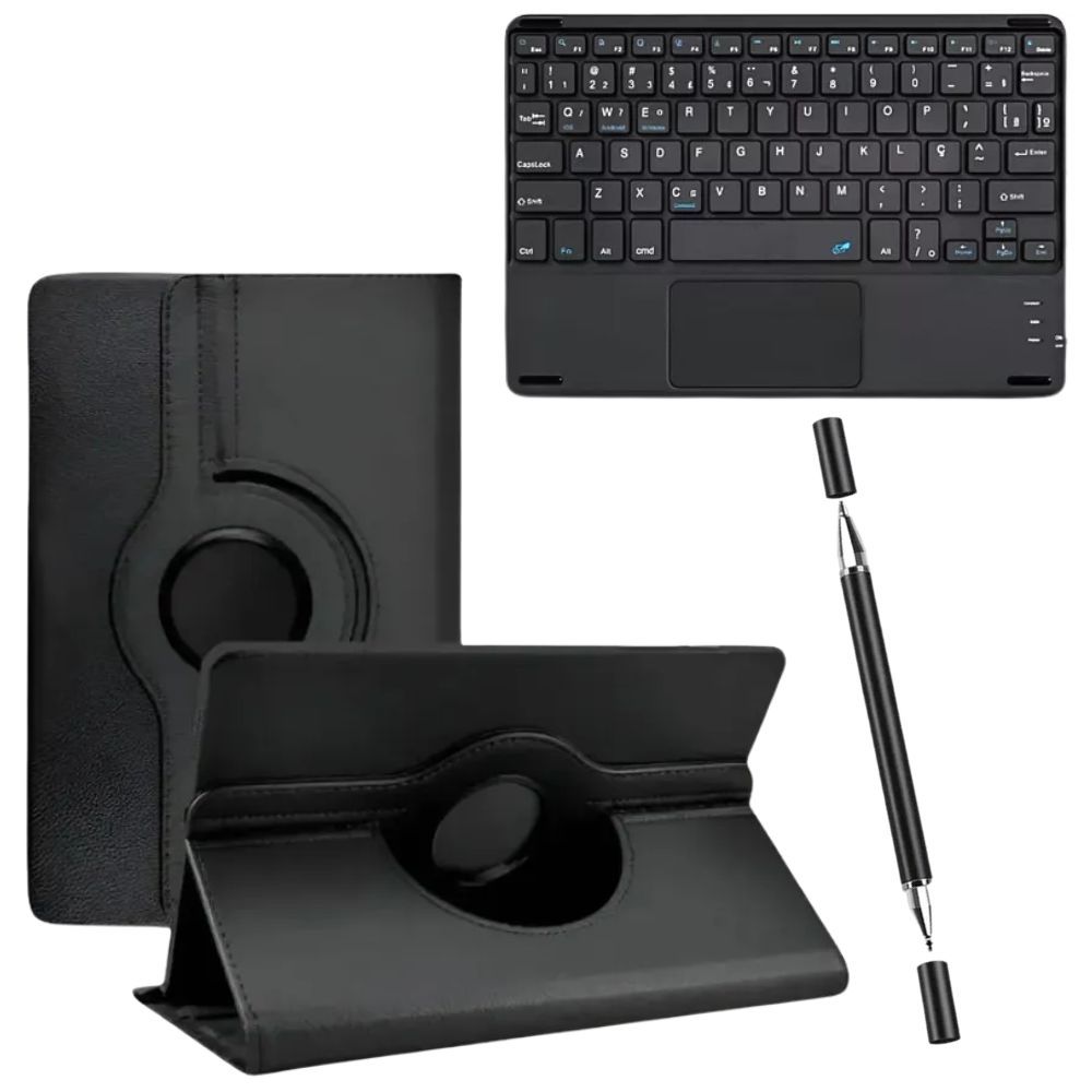 Combo Capa + Teclado Touchpad + Caneta Para Lenovo Tab 10.1