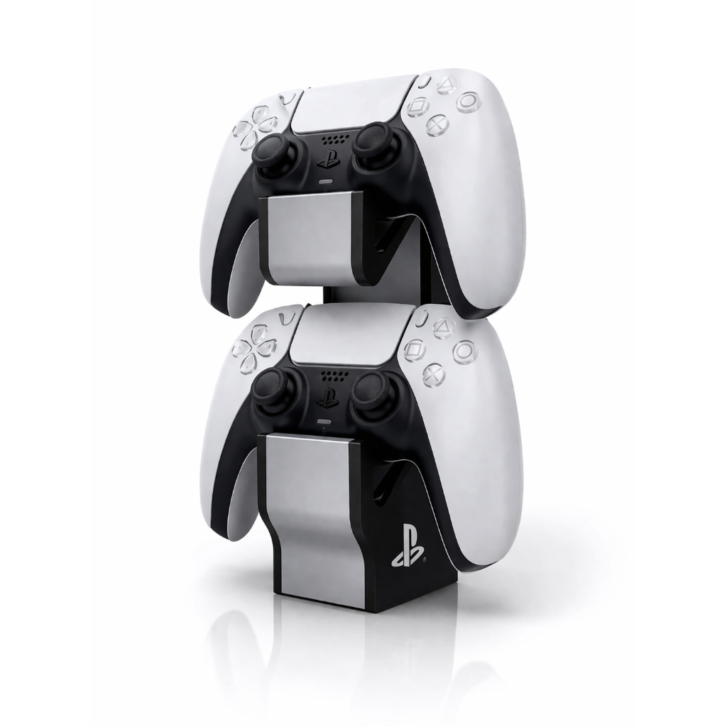 Suporte Controle PS5 | Organizador Gamer Mesa | Acessório Playstation 5 DualSense Compacto Resistente