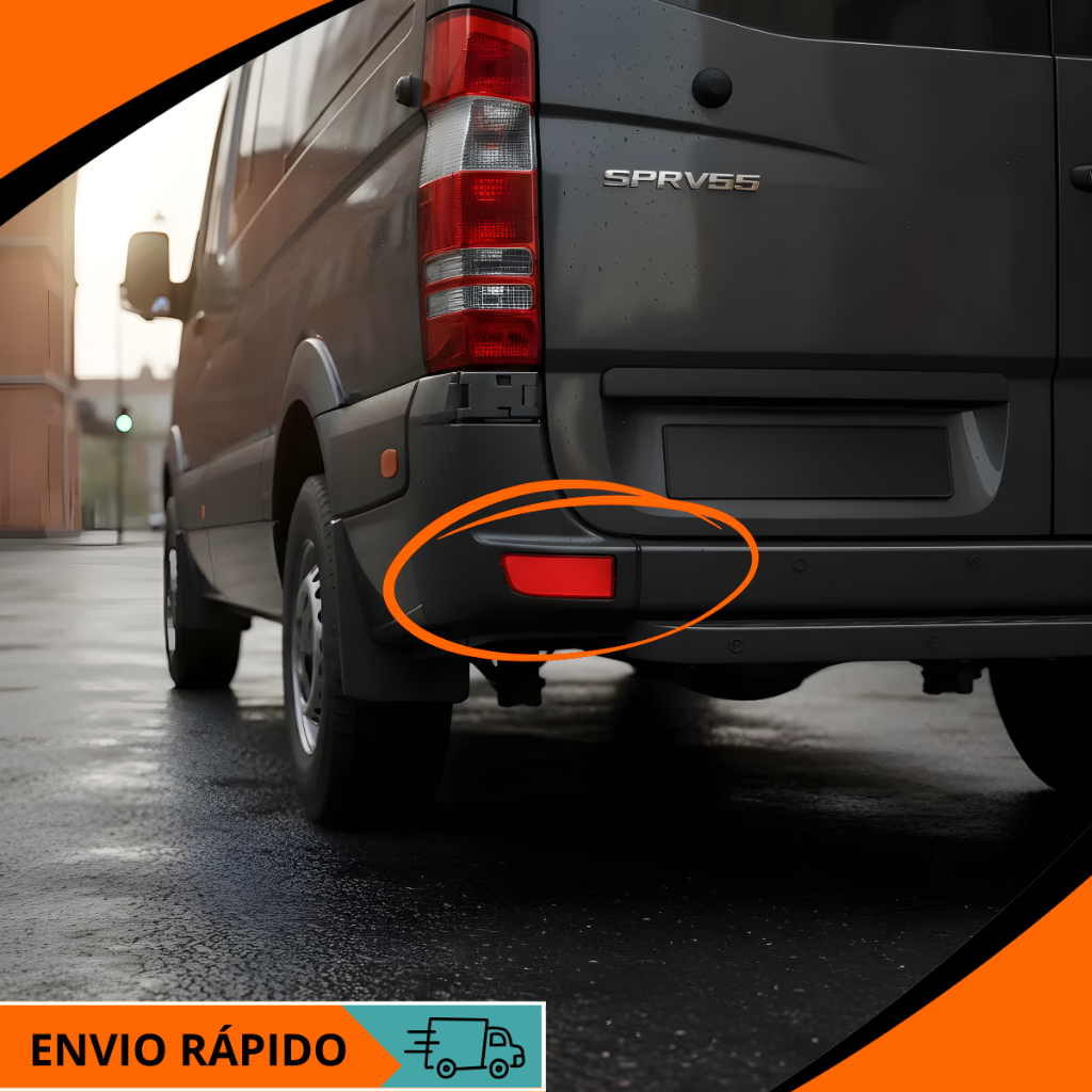 Cobertura Lanterna Refletor Parachoque Traseiro Sprinter 415/ 515 (2014 para frente) Esquerdo
